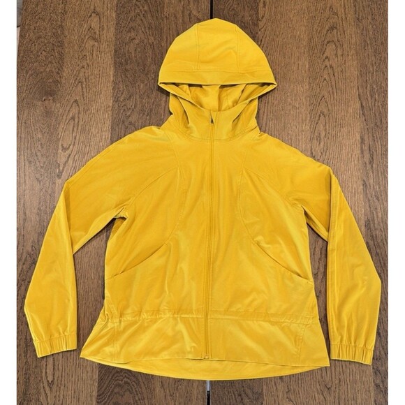 Lululemon Pack It Up Jacket Women’s Sz 6 Honeycomb Hooded Cinch Waist Pockets - Picture 2 of 16